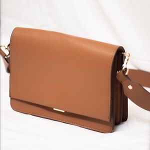 H&M Brown Leather Shoulder Purse